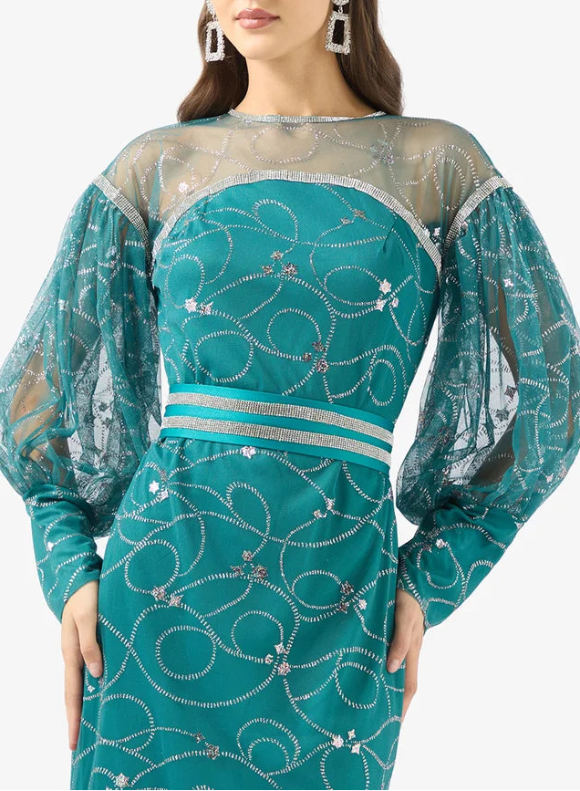 Embellished Evening Dress