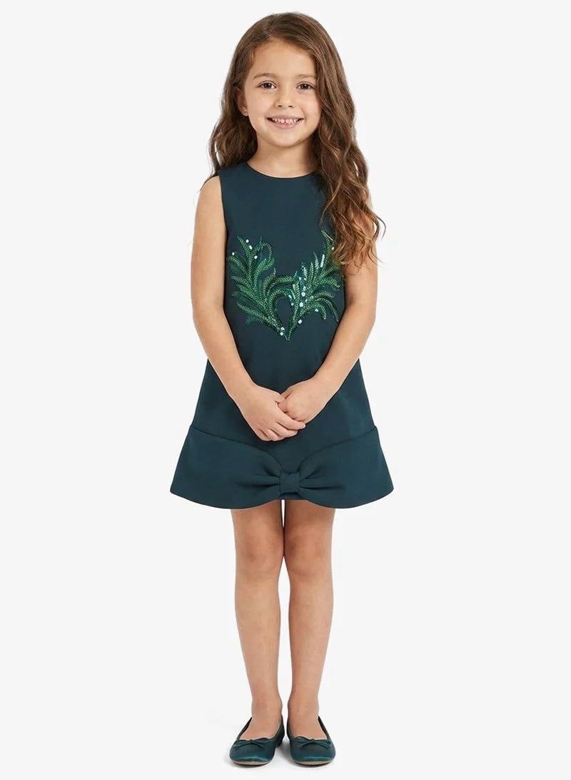Little Cut Sleeves With Bow Design