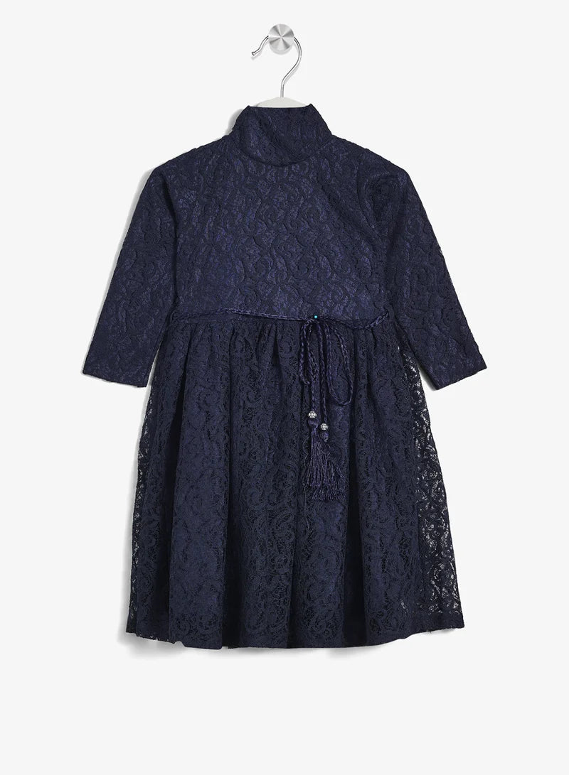 Little Lace Tassel Dress