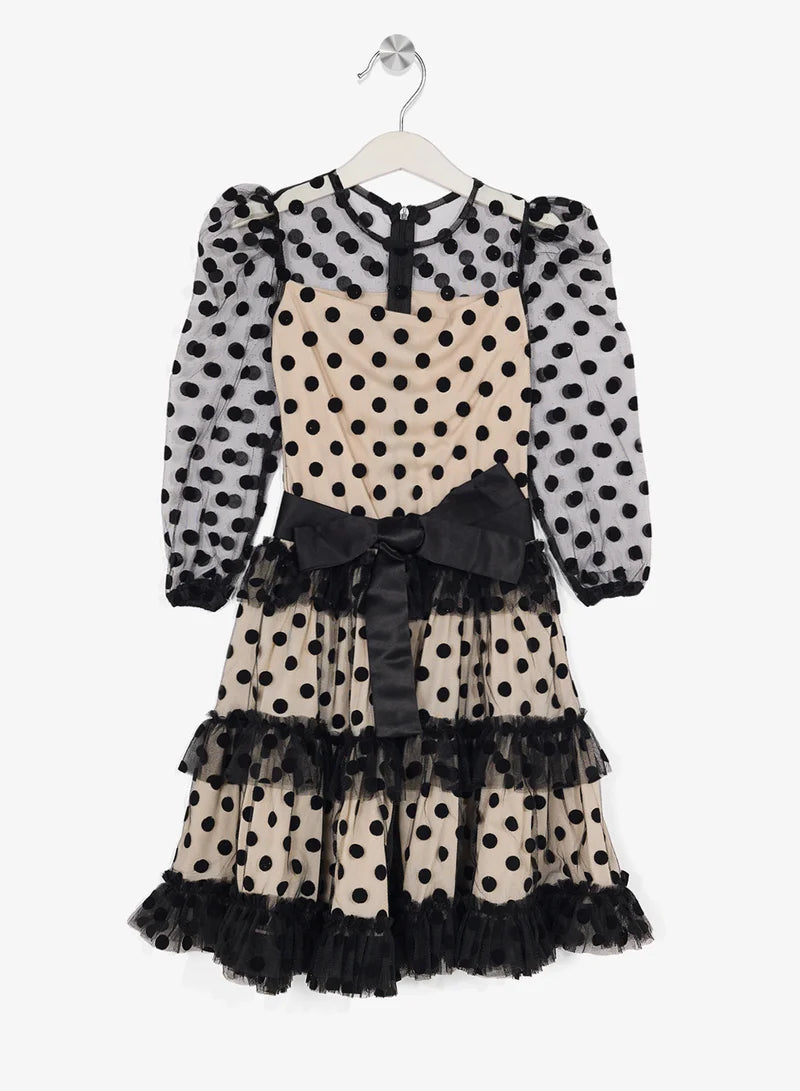Little Polka Dots Tiered Dress