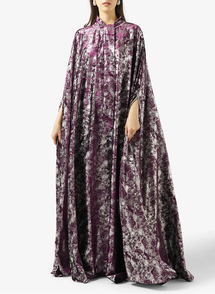 Tie-Up Metallic Kaftan