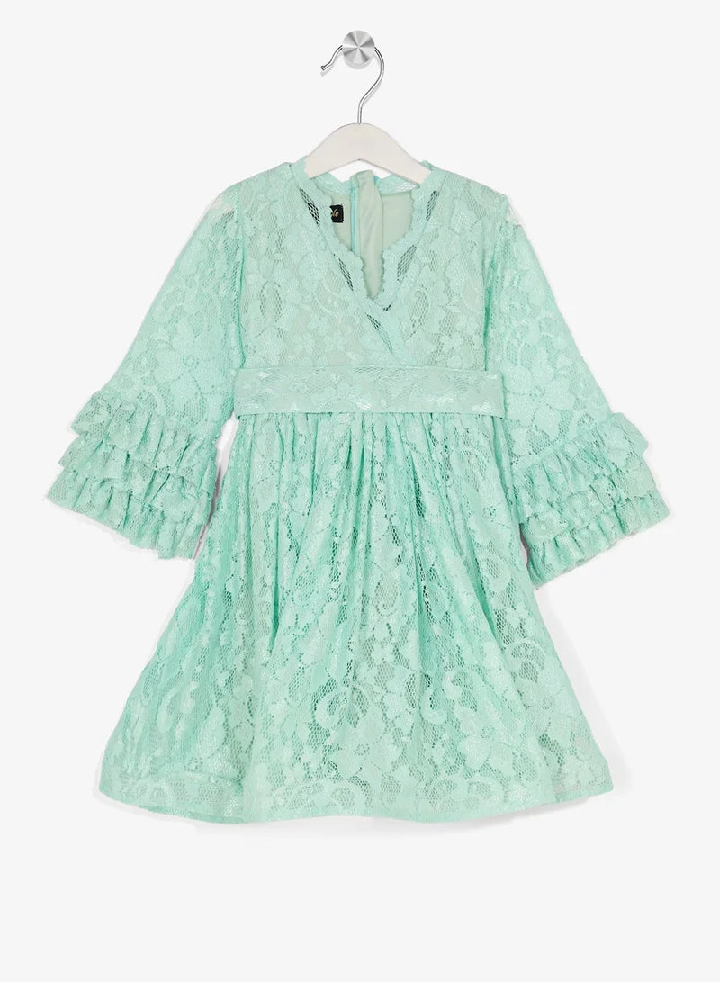 Little Ruffle Sleeve Dress