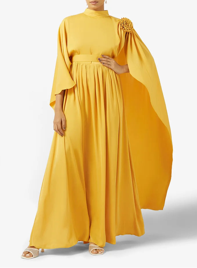 Round Neck Maxi Dress