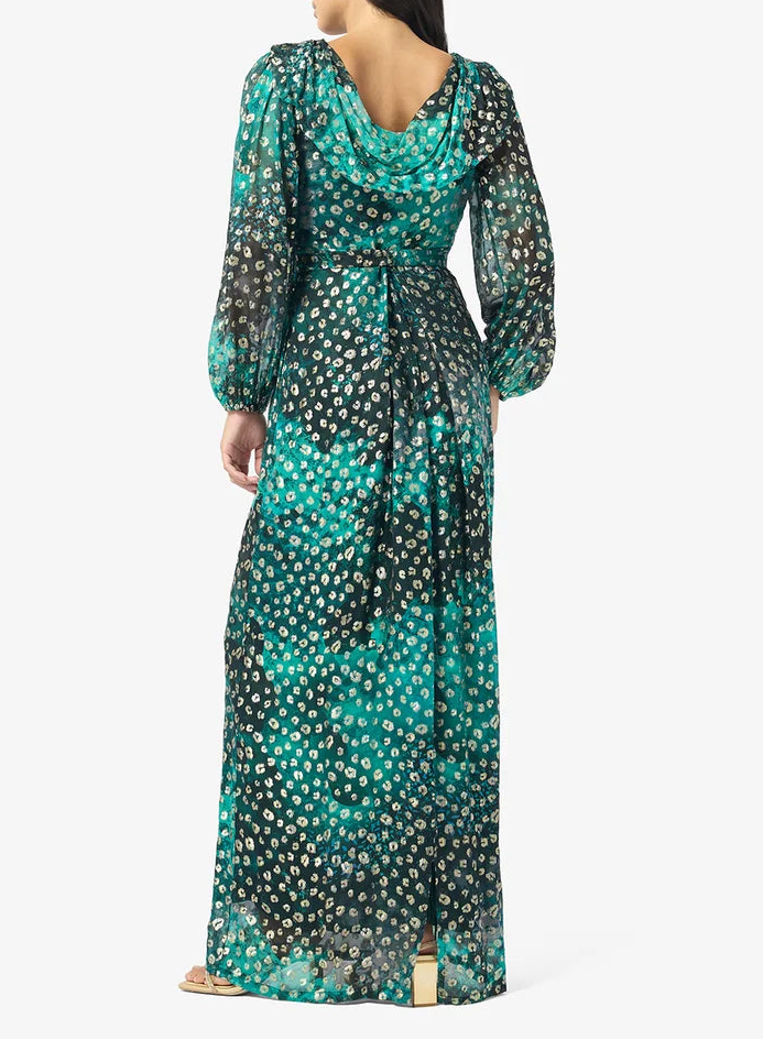 Puff Sleeve Belted Dress