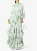 Ruffle Detailed Maxi Dress