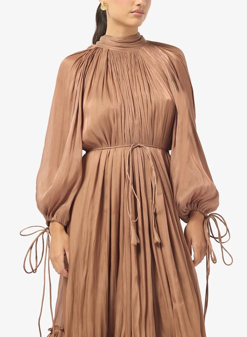 Ruffle Detailed Maxi Dress