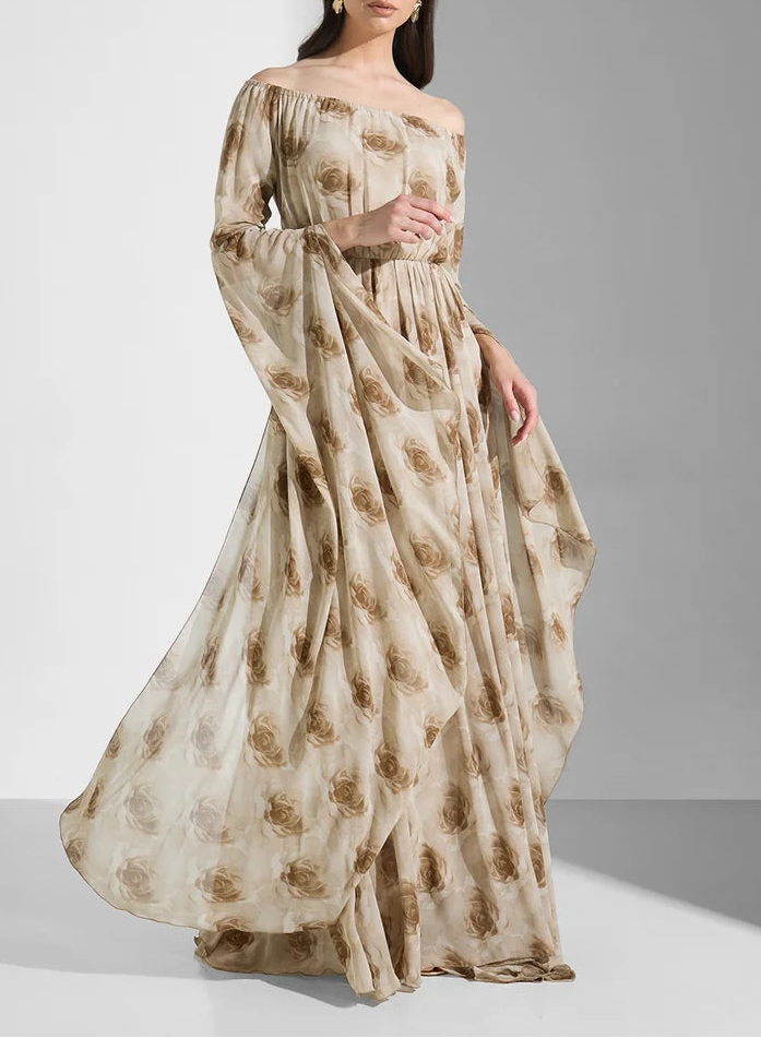 Floral Chiffon Dress