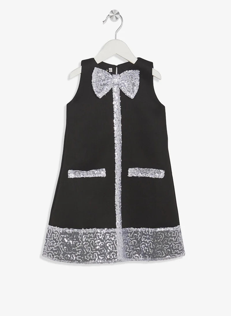 Little Sequin Detailed Dress