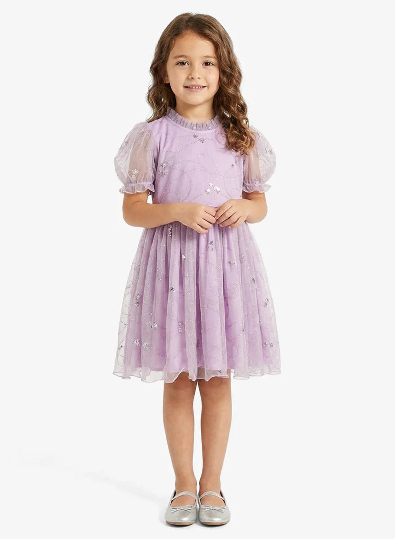 Little Sparkle Mesh Dress