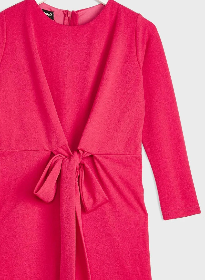 Tie-Waist Maxi Dress