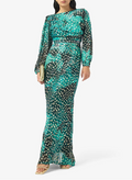 Puff Sleeve Belted Dress