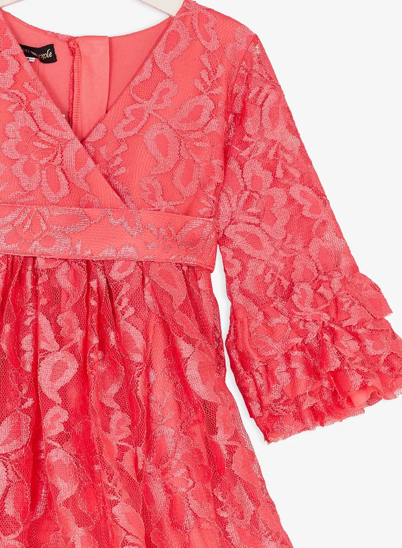 Little Ruffle Sleeve Dress