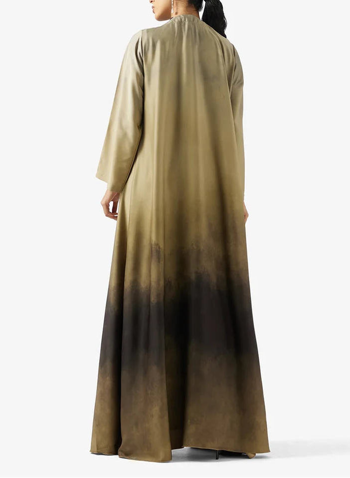 Printed 2PCS Set Abaya