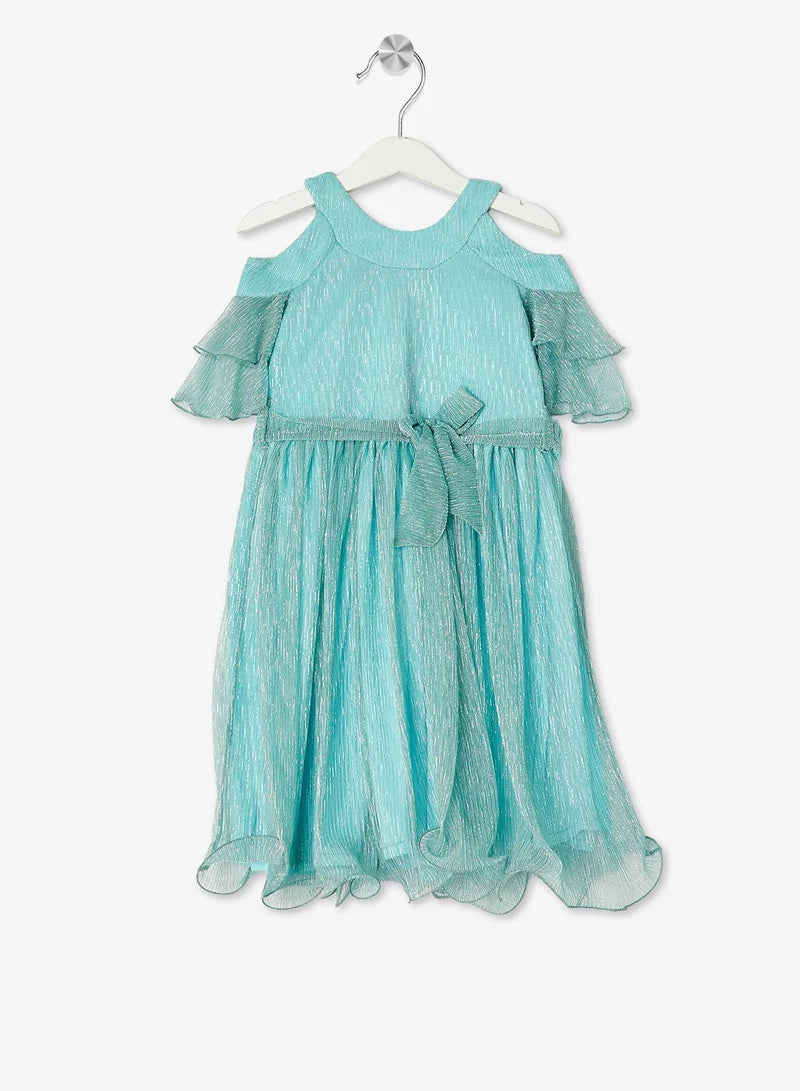 Little Cold Shoulder Solid Dress