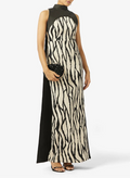 High Neck Maxi Dress