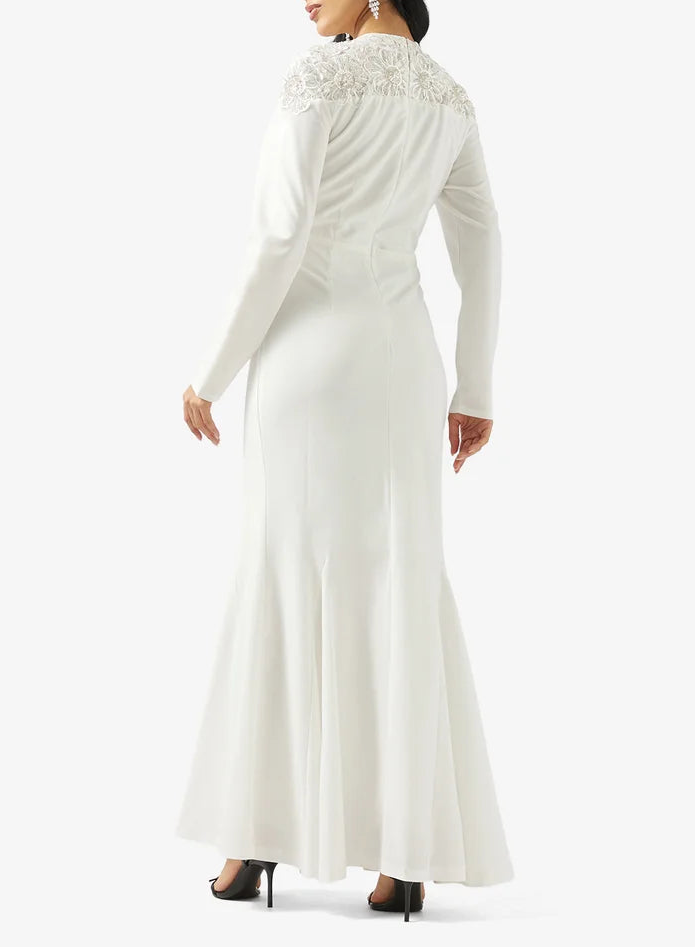 Sequin Top Detailed Maxi Dress
