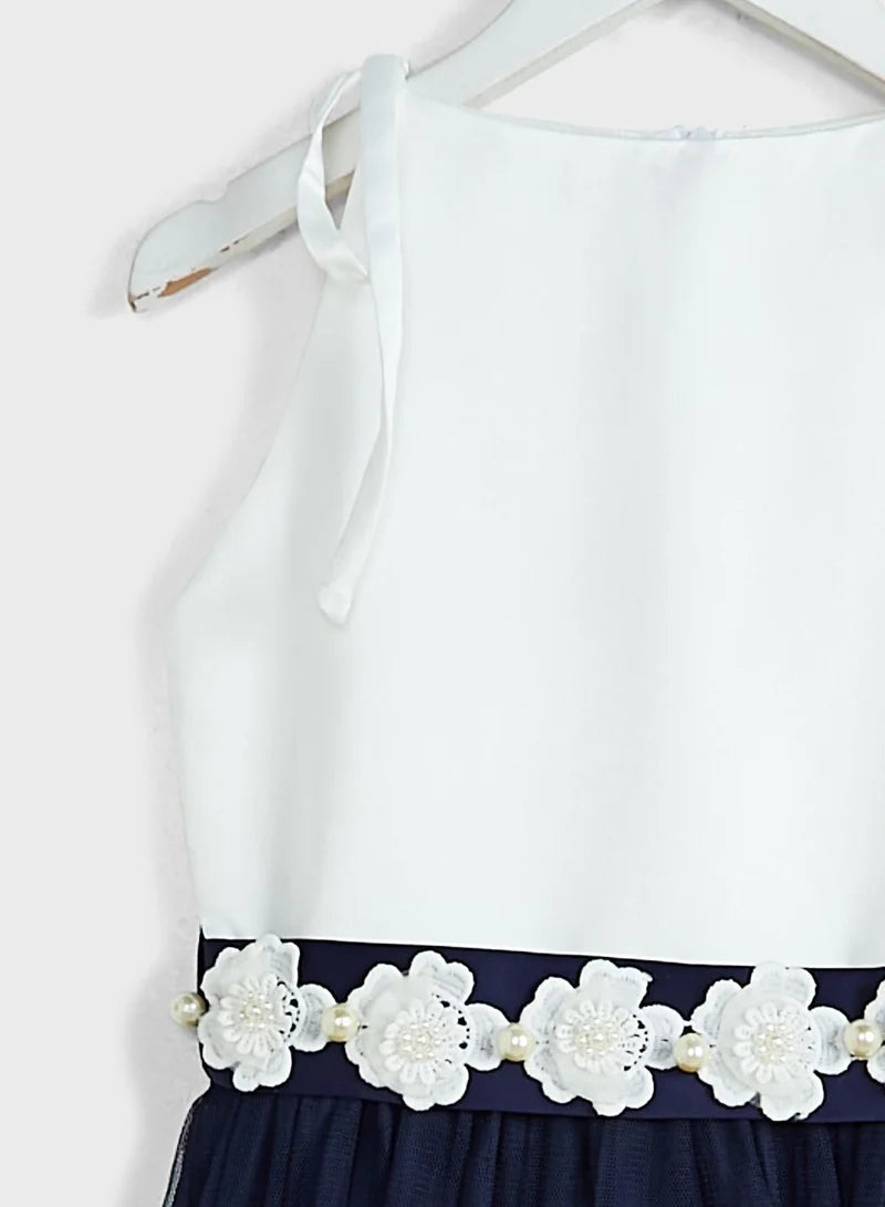 Floral Waistline Dress