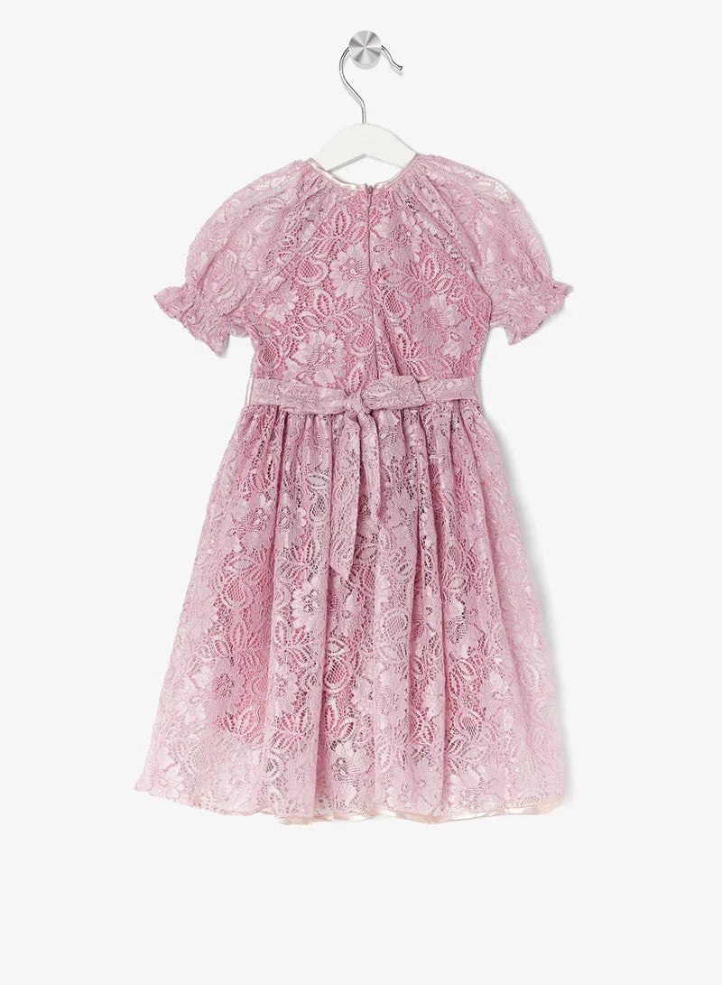Lace Floral Dress