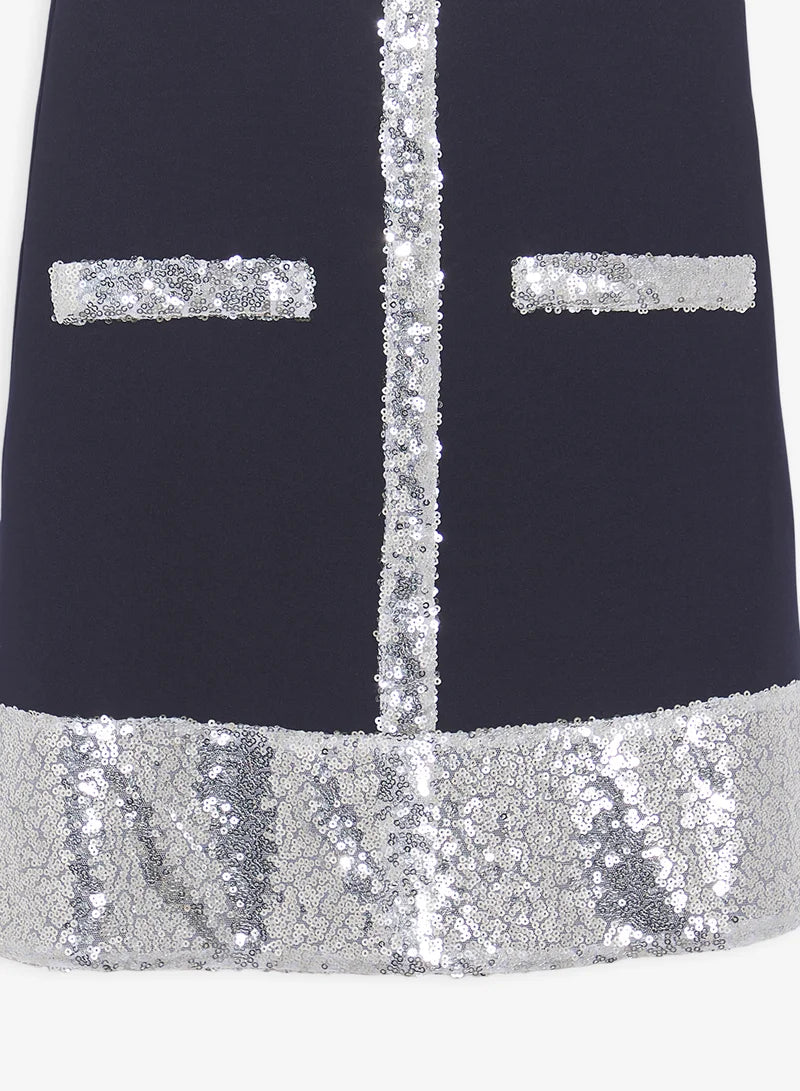 Little Sequin Detailed Dress