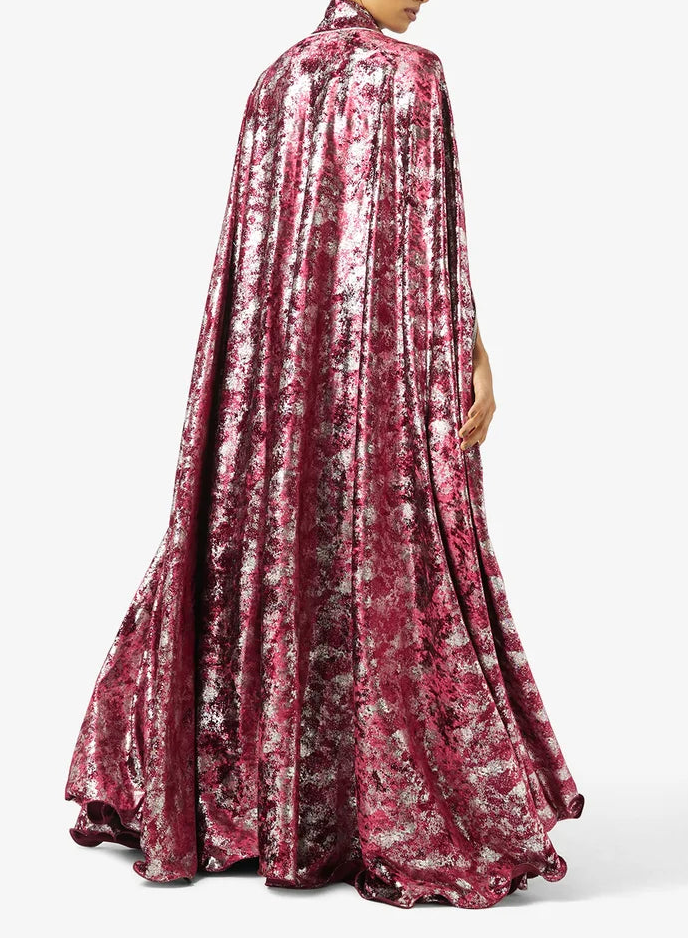 Tie-Up Metallic Kaftan