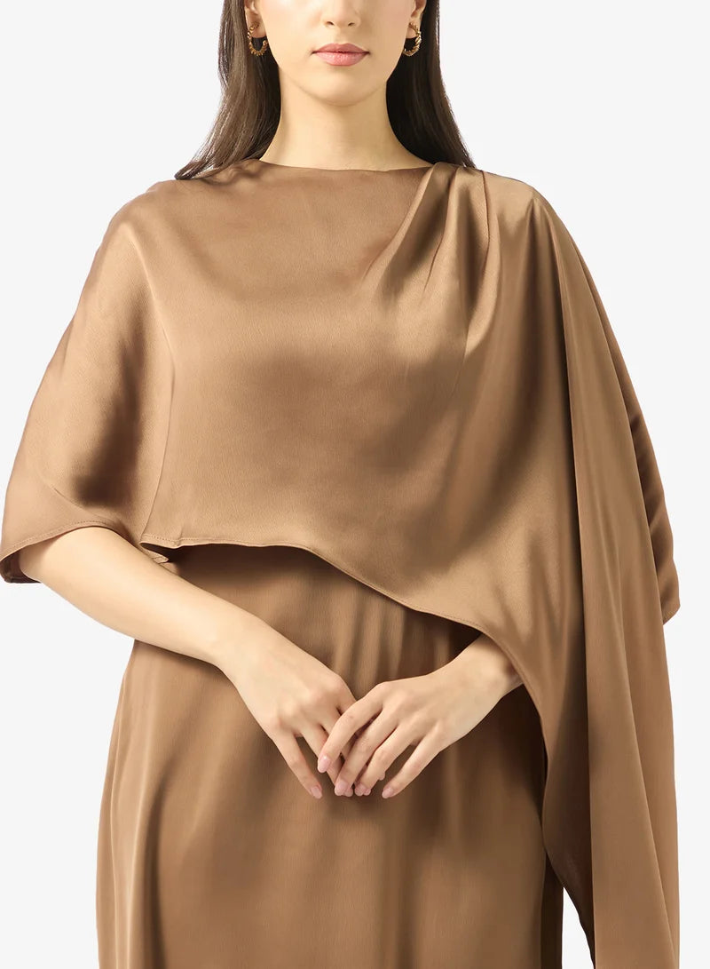 Round Neck Maxi Dress