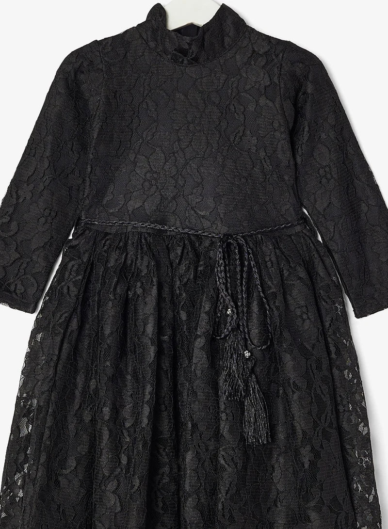 Little Lace Tassel Dress