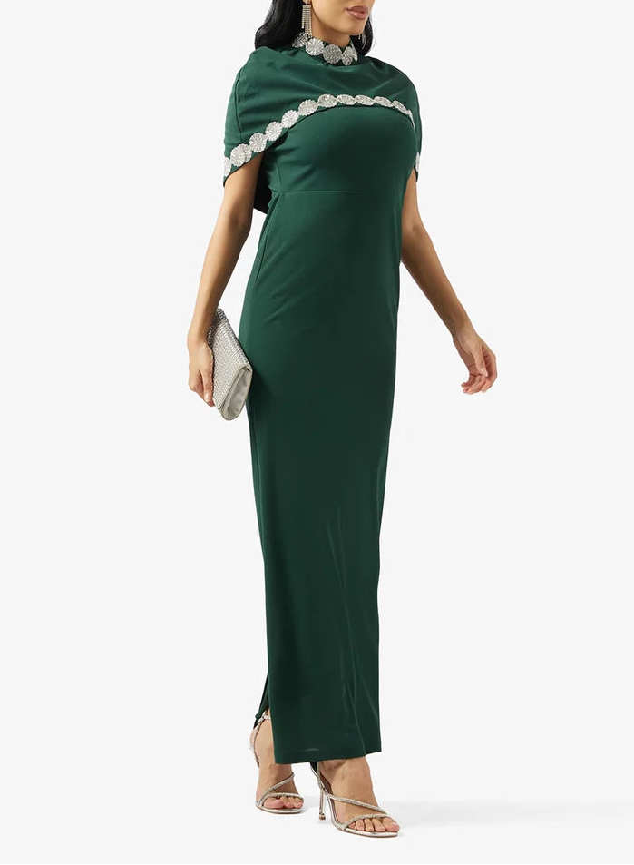Short Sleeves Maxi Dress