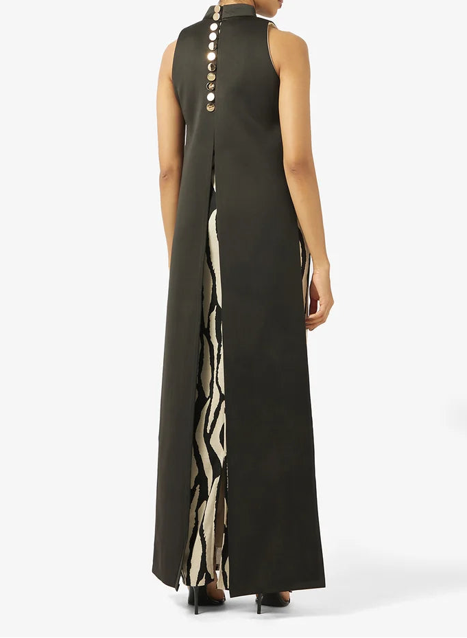 High Neck Maxi Dress