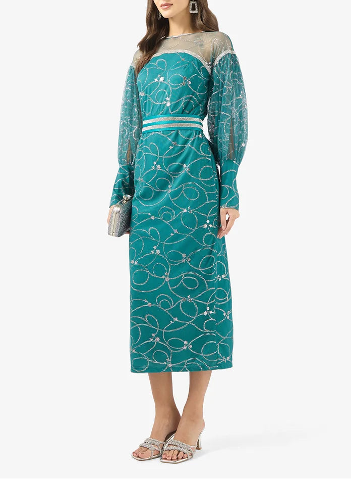 Embellished Evening Dress