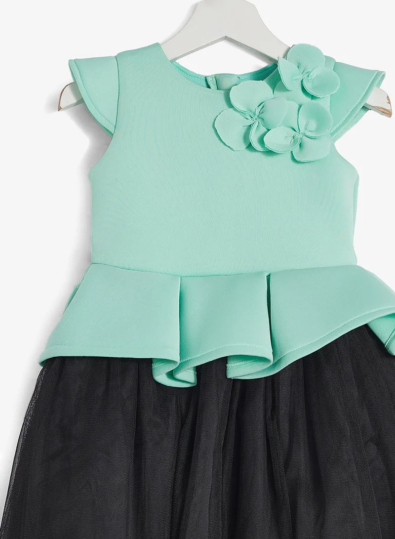 Little Peplum Tulle Dress
