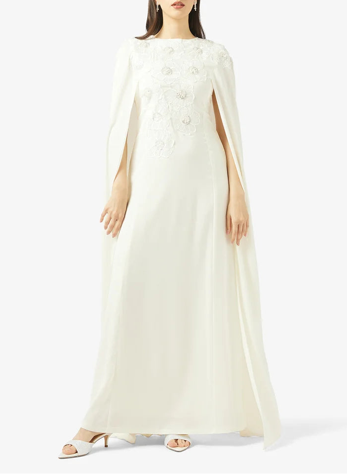 Slit Sleeves Maxi Dress