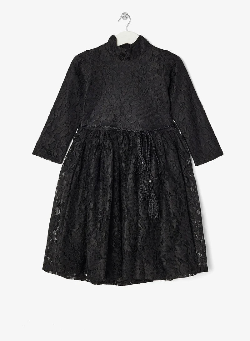 Little Lace Tassel Dress