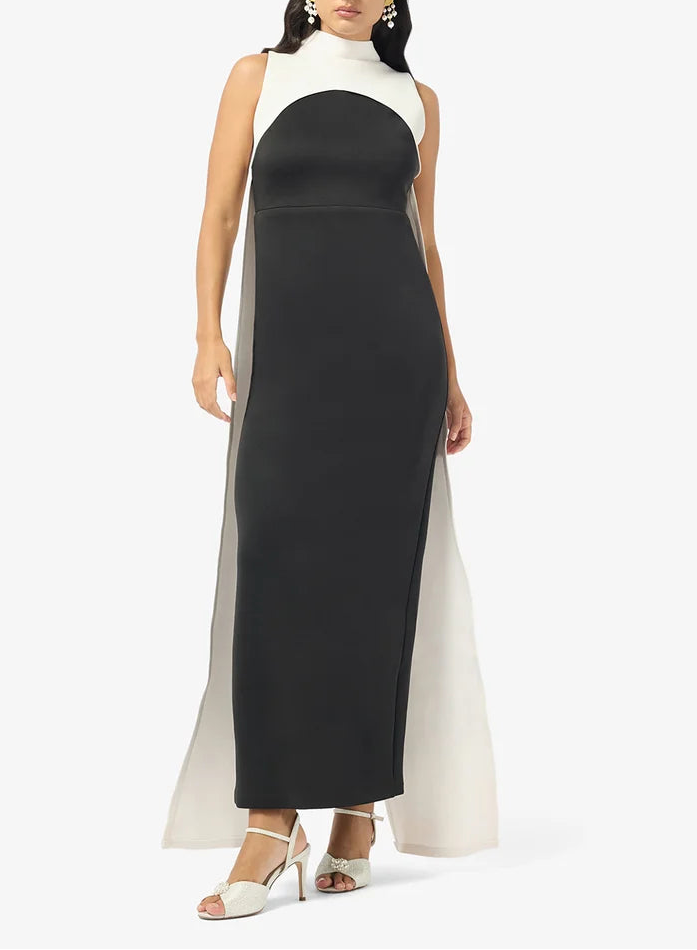 High Neck Maxi Dress