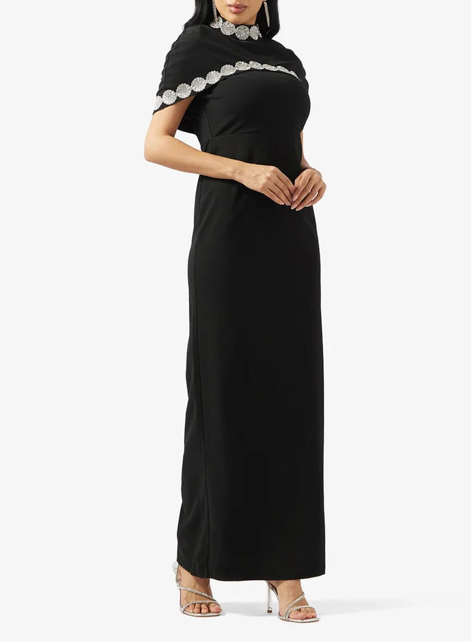 Short Sleeves Maxi Dress