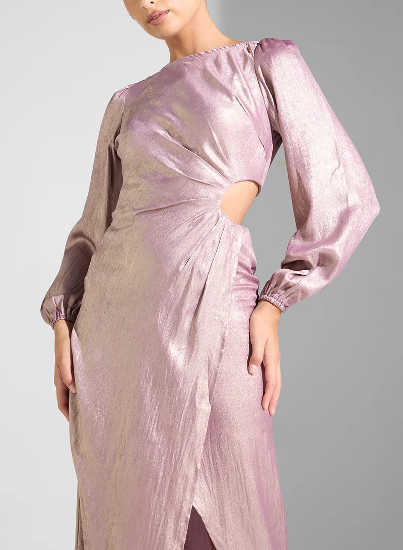 Shimmering Cutout Dress