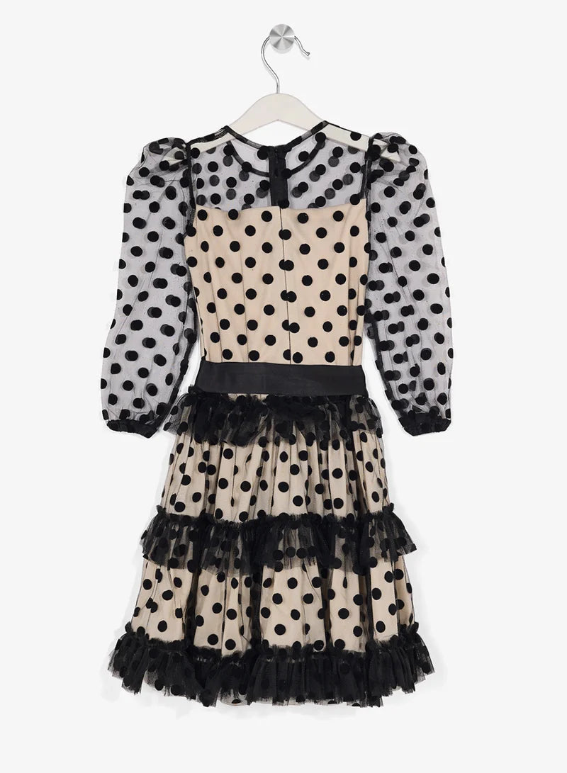 Little Polka Dots Tiered Dress