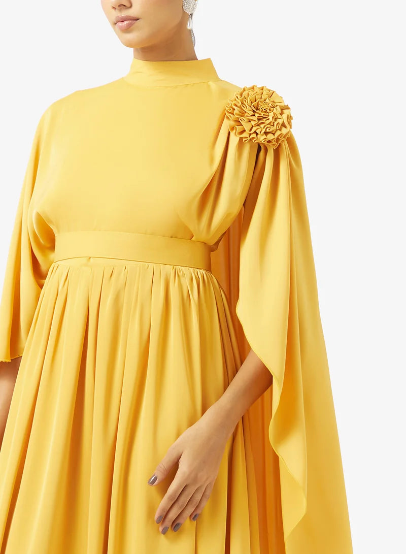 Embellished Silk Maxi Dress