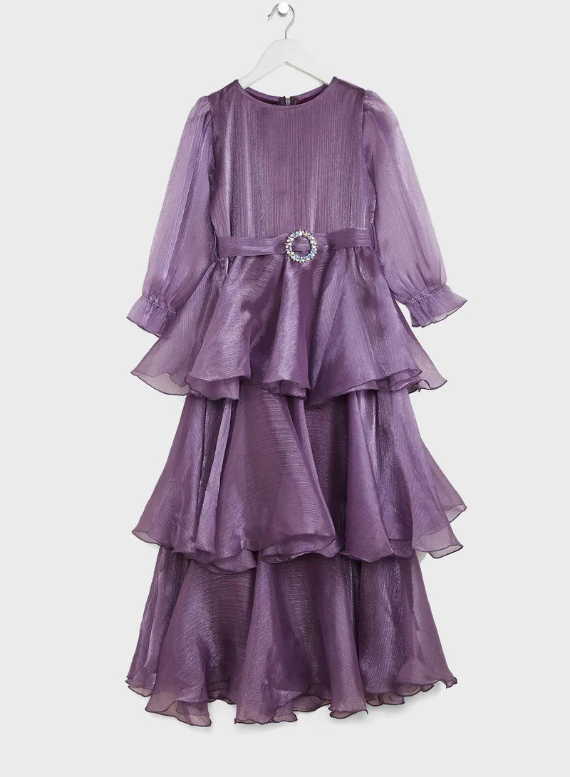 Kids Puff Sleeve Dress