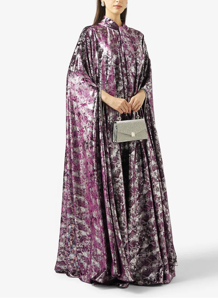 Tie-Up Metallic Kaftan
