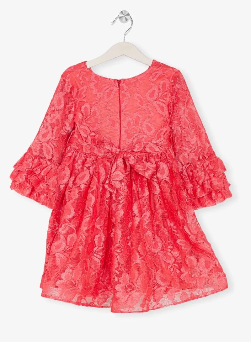 Little Ruffle Sleeve Dress