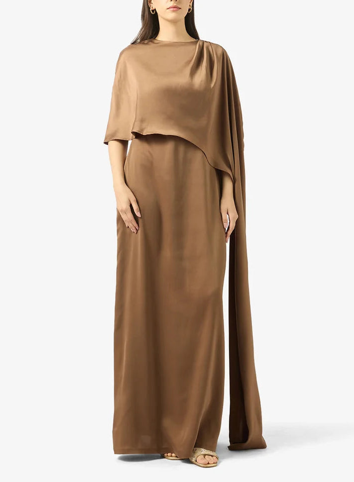 Round Neck Maxi Dress