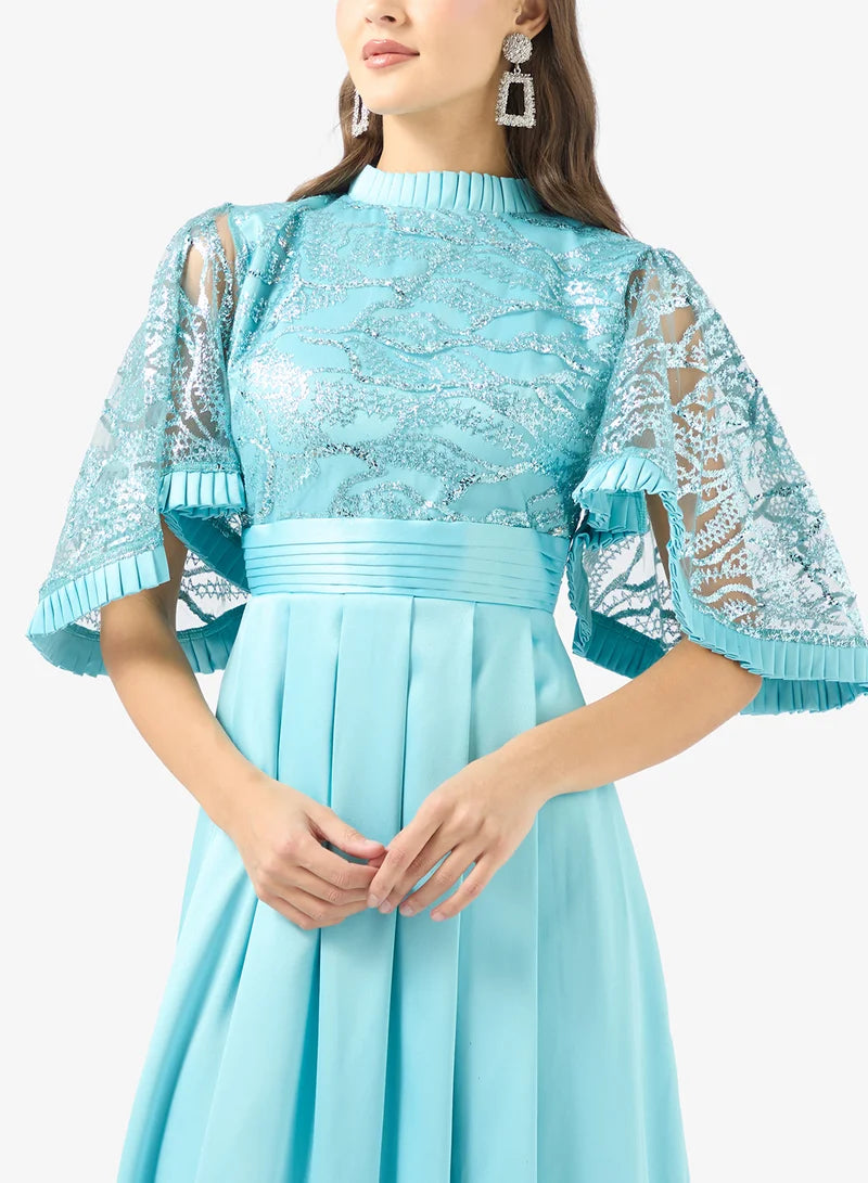 Sequin Detail Maxi Dress