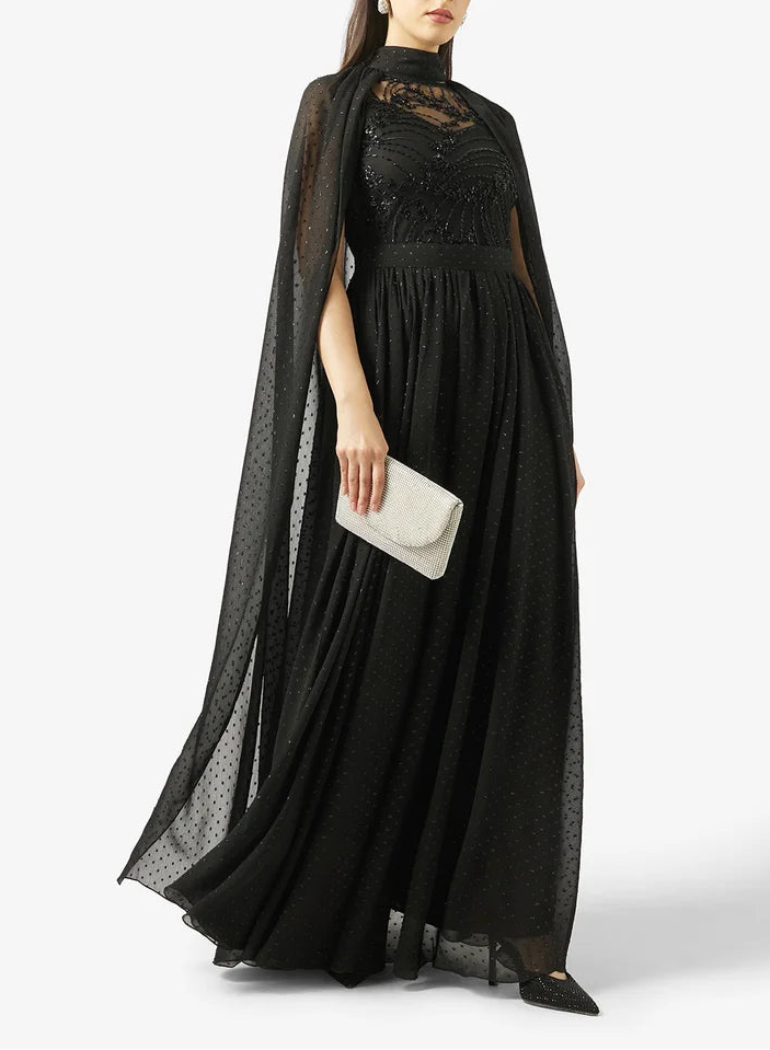 Sequin Top Maxi Dress