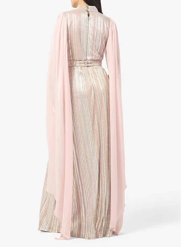 Split Sleeves Maxi Dress