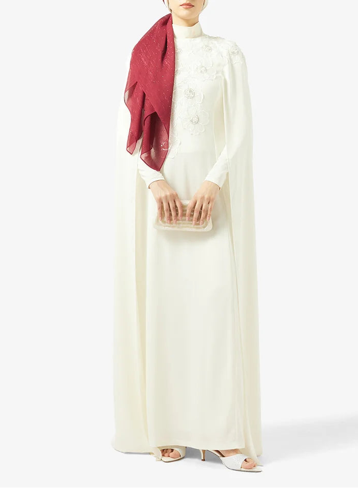 Slit Sleeves Maxi Dress