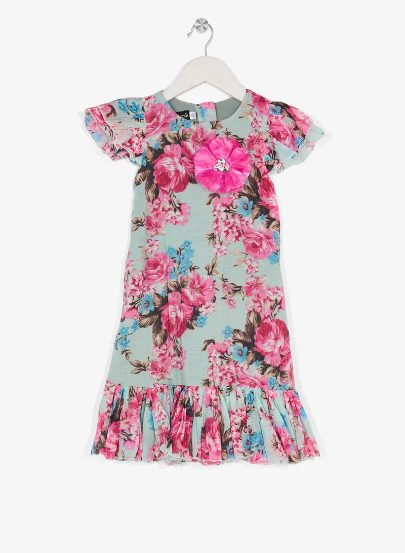 Little Floral Print Dress