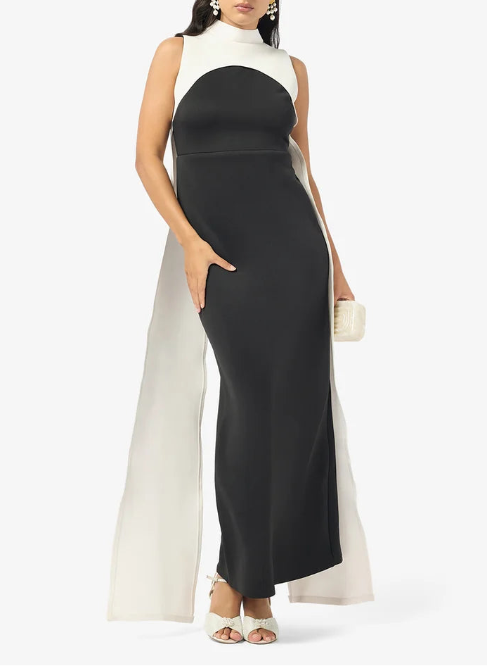 High Neck Maxi Dress