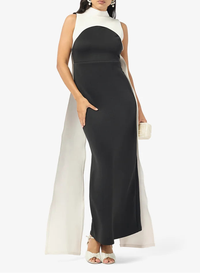 High Neck Maxi Dress