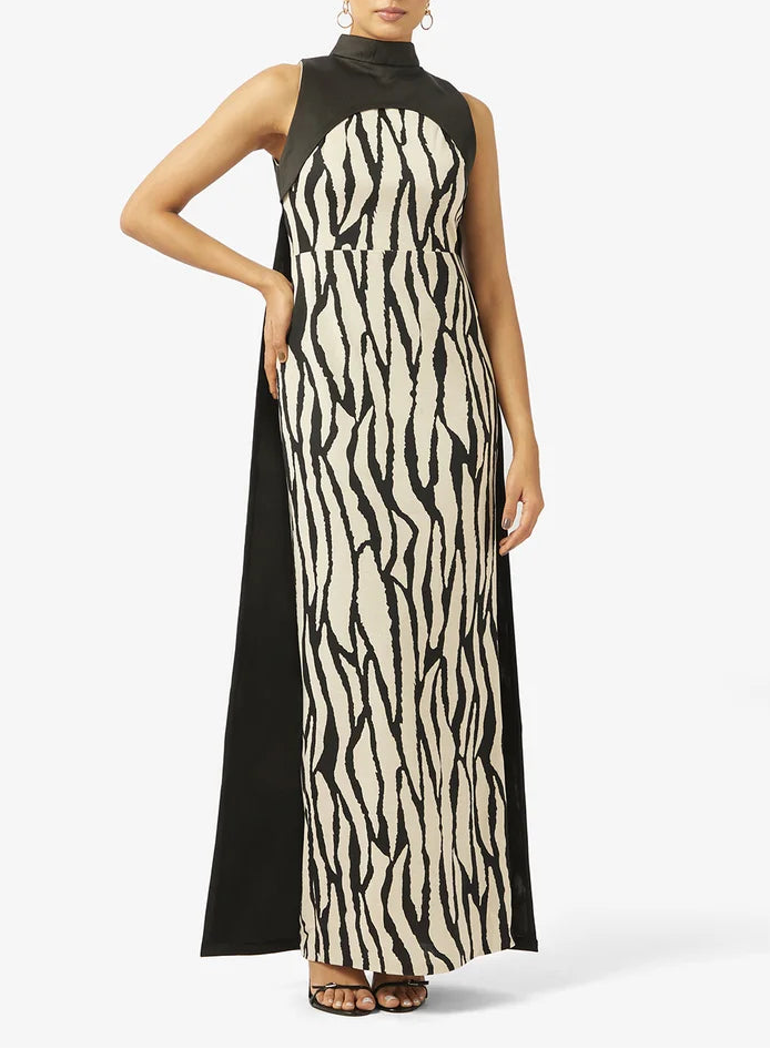 High Neck Maxi Dress