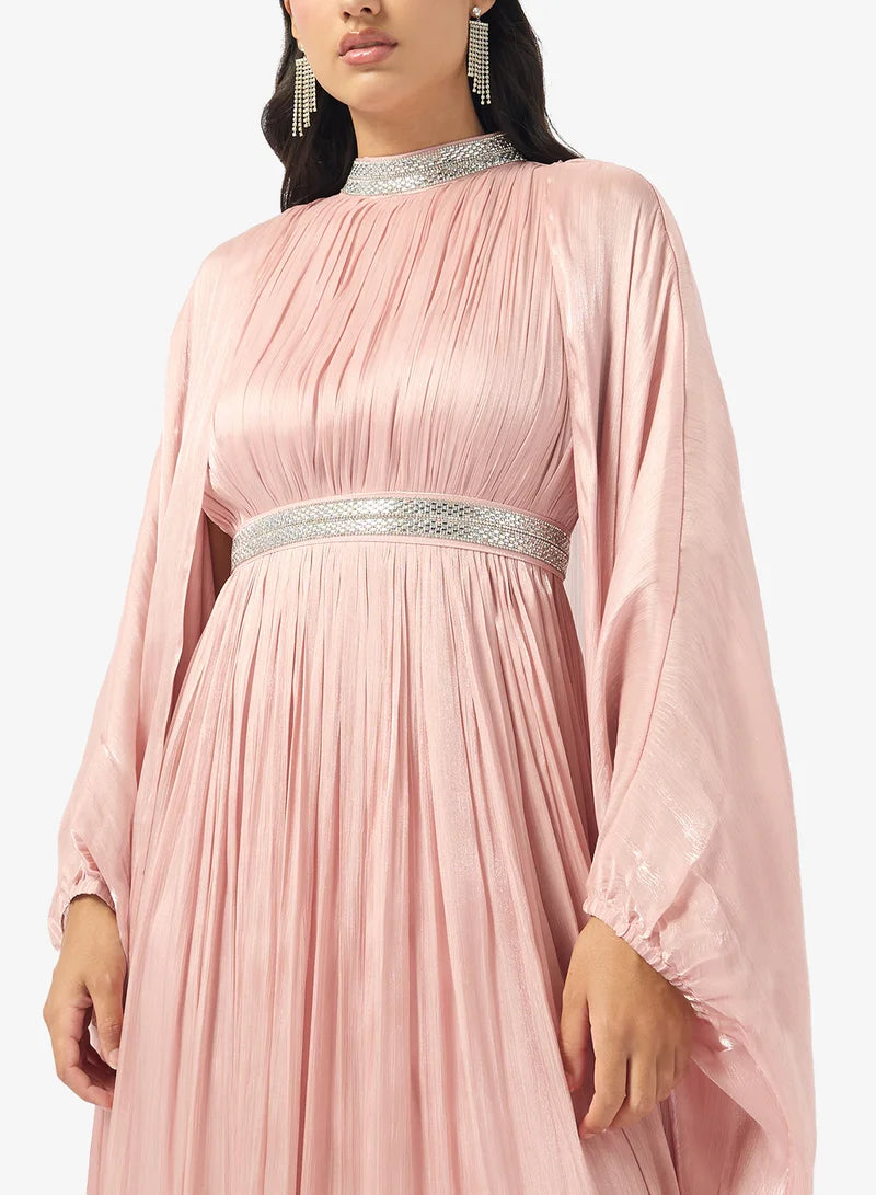Metallic Flowy Dress
